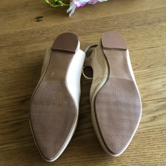 Mix No 6 Kimora Ankle Strap Flats Beige Sz 10M NEW - Picture 3 of 4